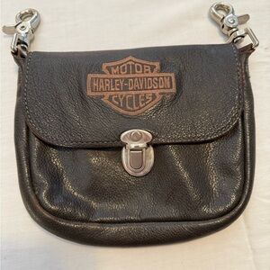 Harley-Davidson Black and Brown Leather Accessory
